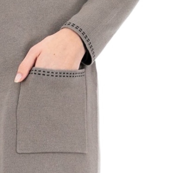 Nina Leonard Duster Cardigan - Picture 3 of 9